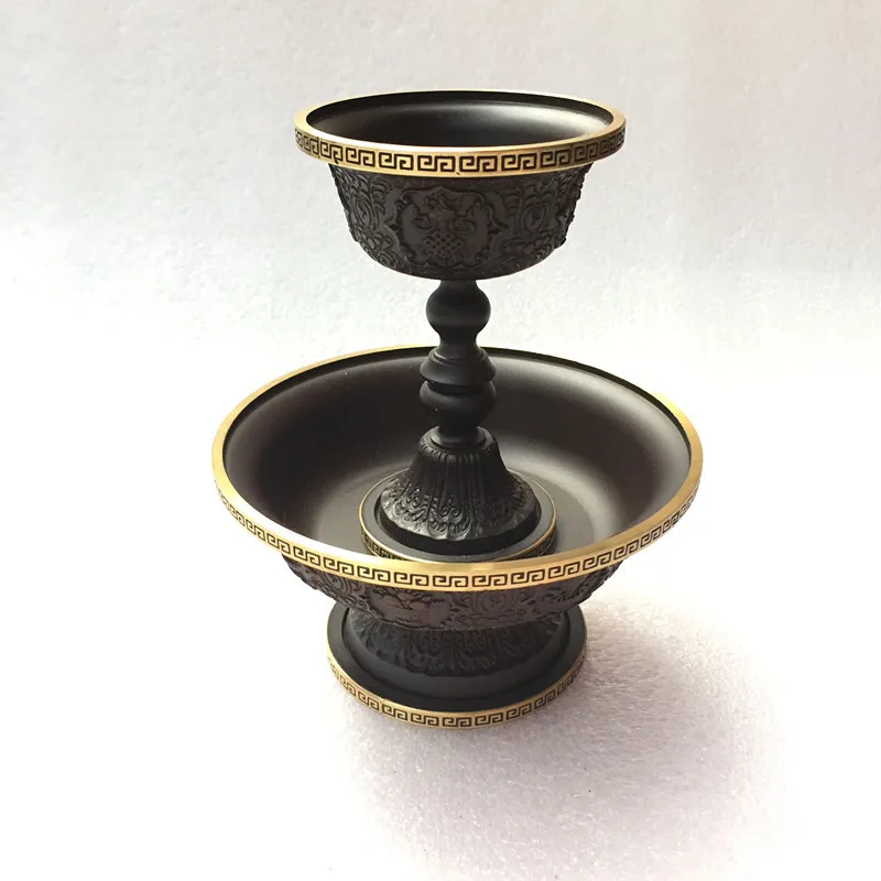 

Cz pure copper cup tibetan carved eight auspicious water supply cup buddha cup ornaments