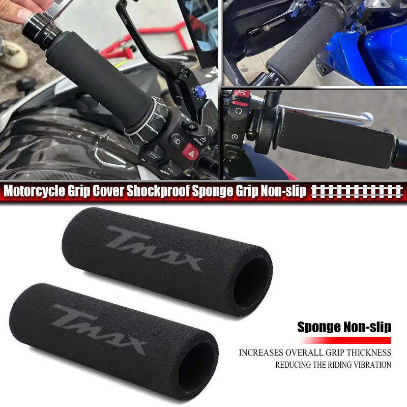 Fit For TMAX530 TMAX560 TMAX T-MAX 500 530 SX/DX 560 Tech Max Motorcycle Handle Anti Slip Cover Soft Sponge Grip