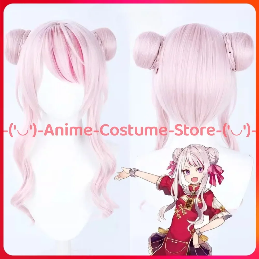 

Парик для косплея VTuber Танака Химэ с Bilibili и YouTube, парик для аниме-персонажей, для Хэллоуина, карнавала, вечеринок, термостойкий, из синтетических волос