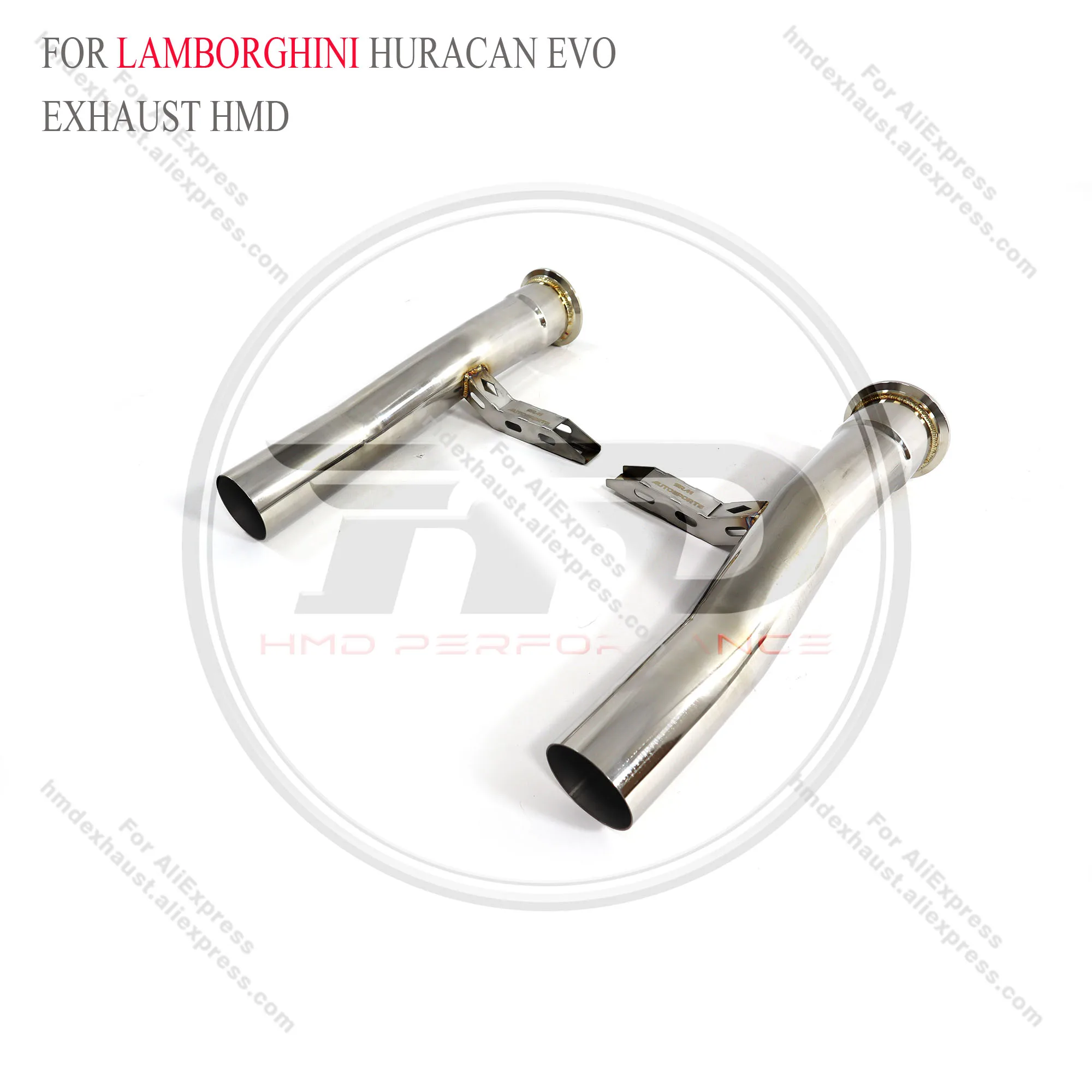

Выхлоп HMD Catback для Lamborghini Huracan EVO ST0, гоночная прямая труба, простая выхлопная труба