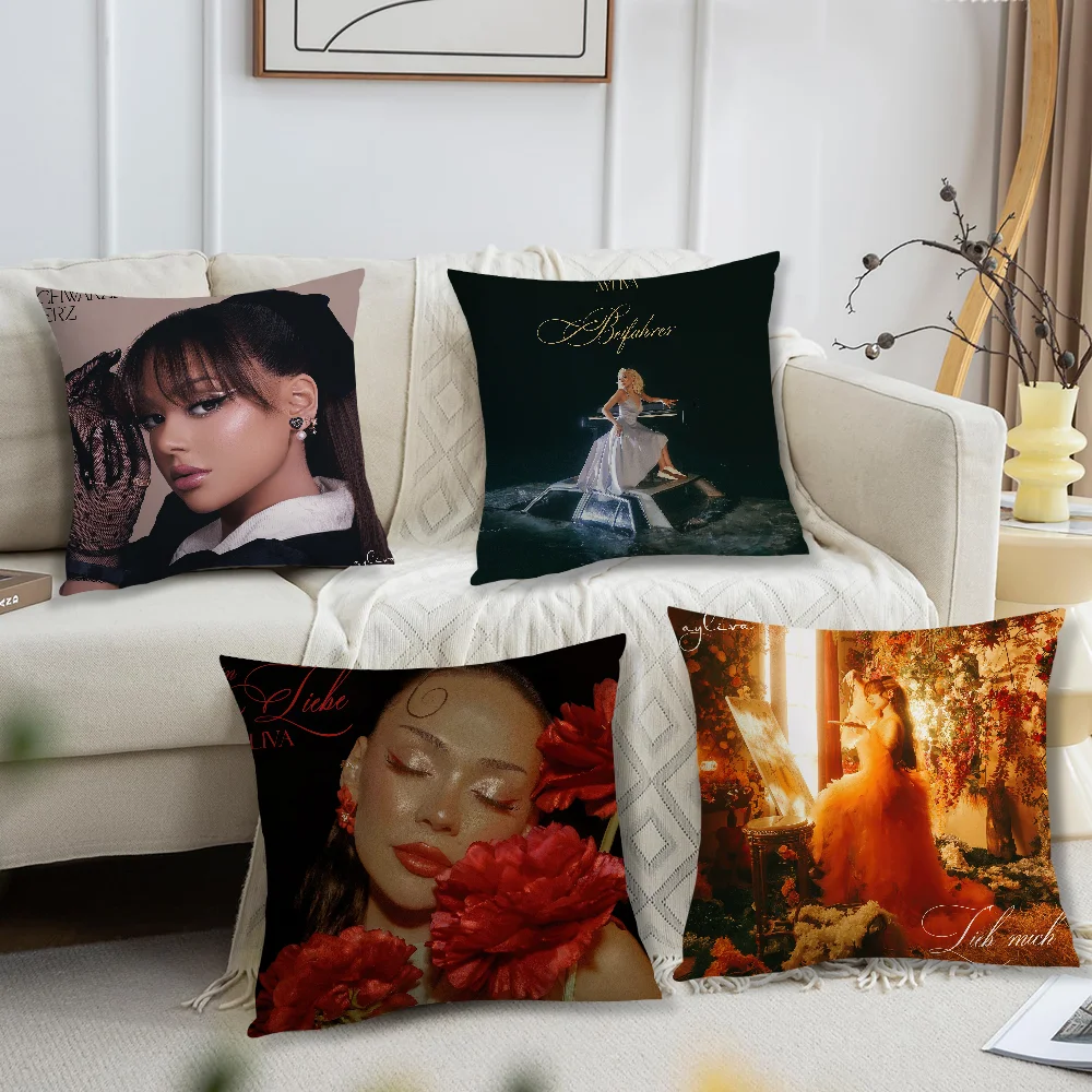 Singer A-Ayliva in liebe Pillow Case Living Room Sofa Cushion Cover Suitable For Home Bedroom Room Decoration