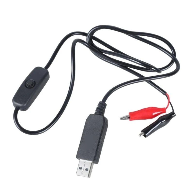 W91A USB 5V MĘŻCZYZNA ZŁADNIK ZŁADNIKA 3V Test Test Cilp Power Kabel o długości 100