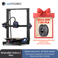 ANYCUBIC Kobra 2 Plus FDM 3D Printer 500mm/s Maximum Print Speed Large Build Size with 320*320*400mm 15.7 x12.6 x12.6in