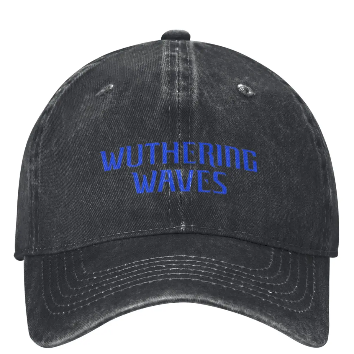 Wuthering Waves Game Baseball Cap Blue Logo Hunting Camping y2k Funny Hip Hop Dad Hats Unisex Teens Classic Design Baseball Caps