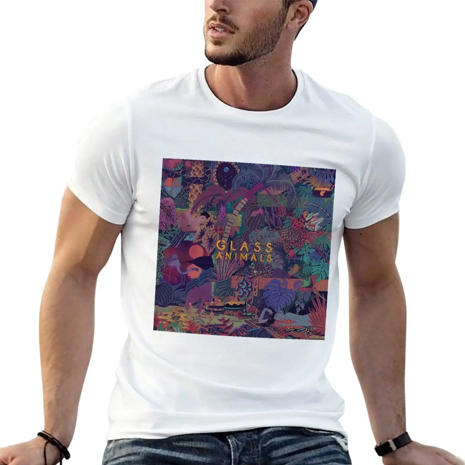 Glass Animals Zaba T-Shirt Art Pattern Printed Casual Top