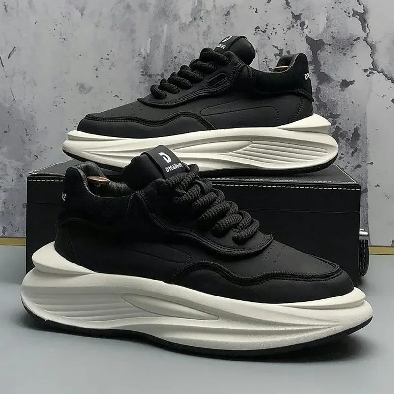 

Sapatos Masculinos 2025 Outono Novo Elegante E Versátil Sapatos De Pai De Sola Macia Leve E Moderno Ao Ar Livre Casual Sapatos