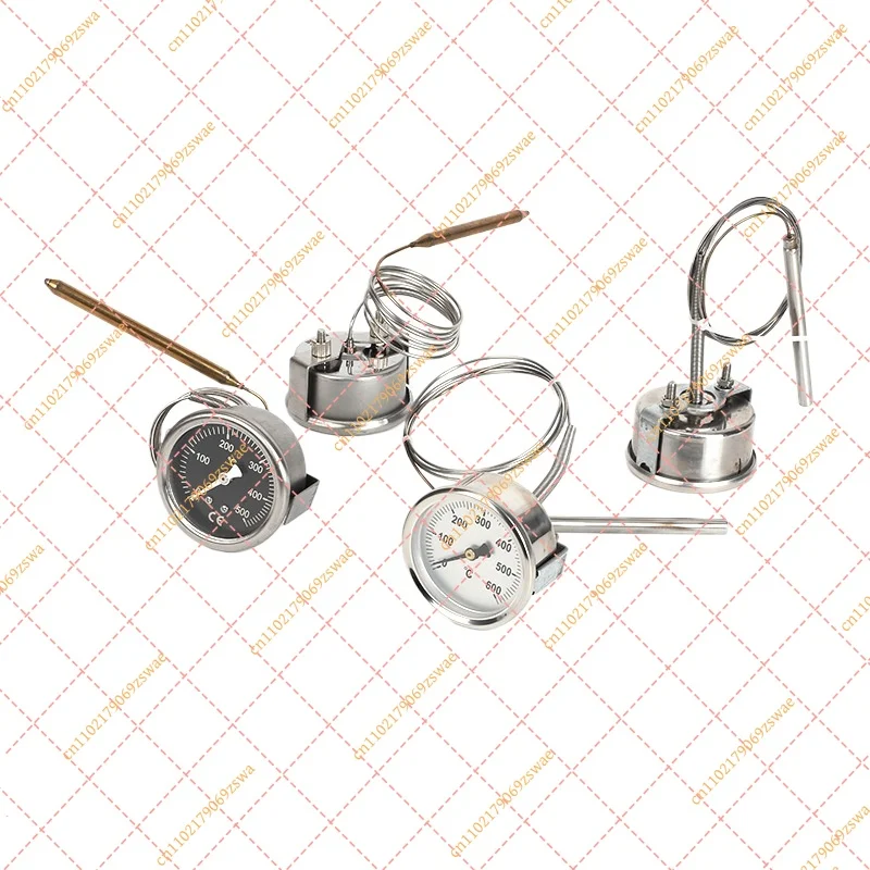 500°C Stainless Steel Pizza Oven Thermometer, High-Temp Dial Kiln Thermometer 2
