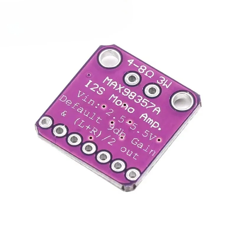 MAX98357 Filterless Class D Mono Amplifier Module I2S Digital Audio DAC 3W Output For Raspberry Pi ESP32 DIY Audio Project