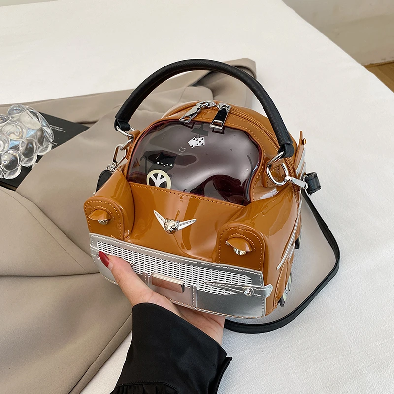 

Mini Small Car Shape Crossbody Bag Female Personality Fun Handbag Fashion Clutch Bag Ladies Casual Travel Cross Body Phone Bags