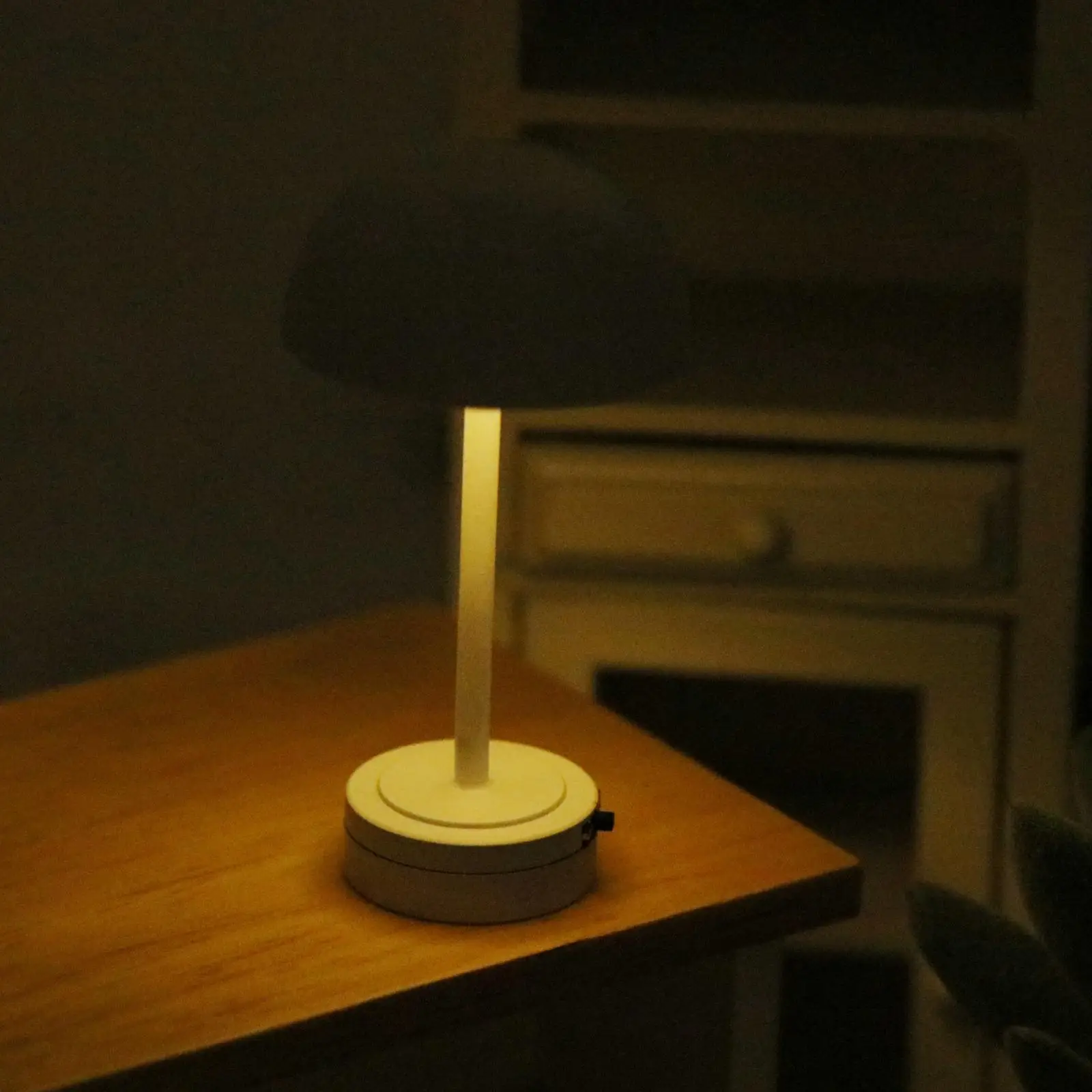 Lampe de Table pour maison de poupée 1:12, modèle de lampe de bureau pour cuisine et salle à manger
