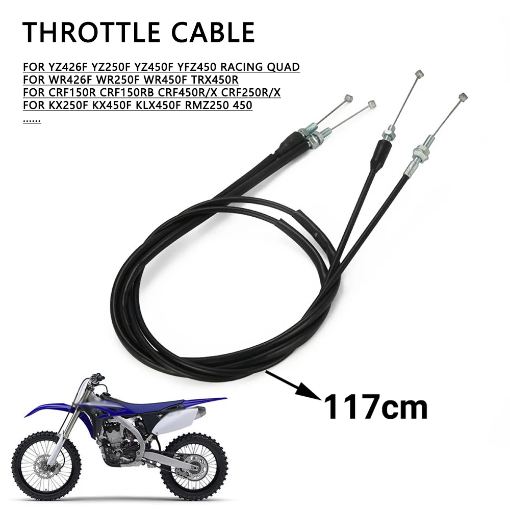 Throttle Cable Motorcycle FCR Twister Throttle Tube Pull Push Cable For YAMAHA YZ 250F 450F WR 250F 450F 426F WR426F KLX450F