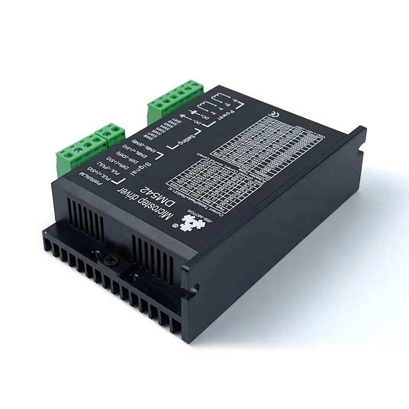 Controlador de Motor paso a paso DM542 de alta calidad de China, corriente máxima 4.2A utilizada para Motor paso a paso Nema23