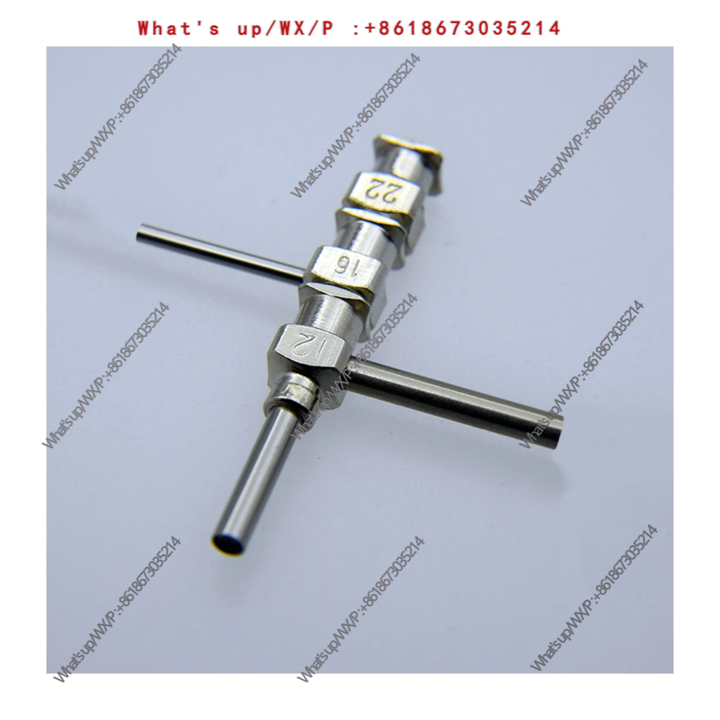 3D Three-tube Coaxial Electrospinning Needle with Shell Core Leather Core Hollow Fiber for Melting Wet Method Printing