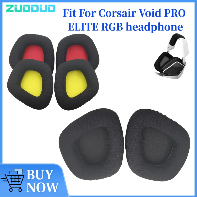 

ZUODUO Replacement Earpads Foam Ear Pads for Corsair Void PRO ELITE RGB Headphones Earmuff Earphone Sleeve Headset
