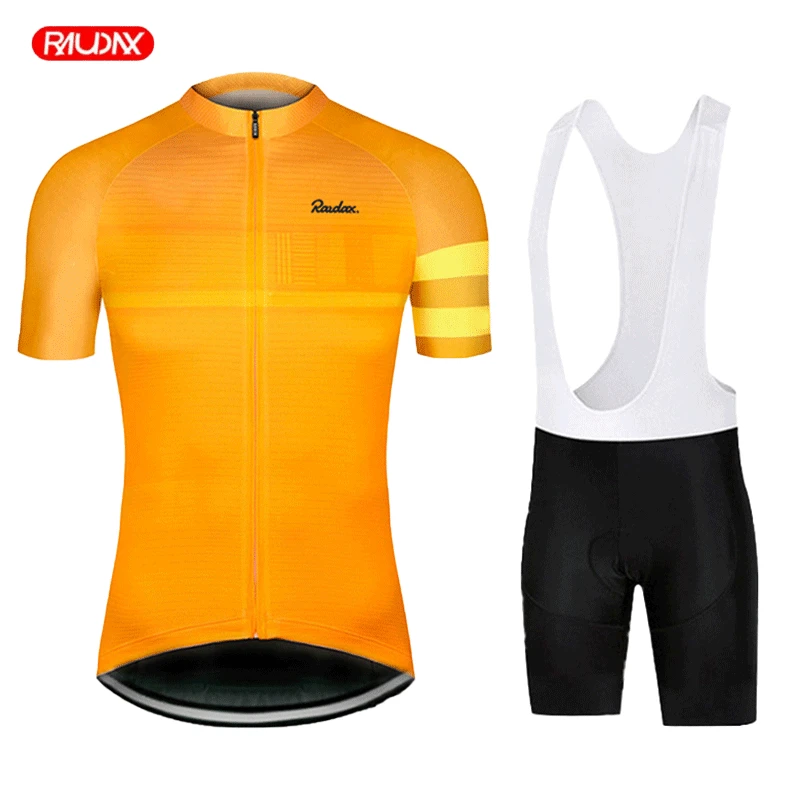 

RAUDAX-Breathable Quick Dry Cycling Clothes for Men, MTB Basket Jersey, Bicycle Sportswear, Complete MTB Set, New, 2023