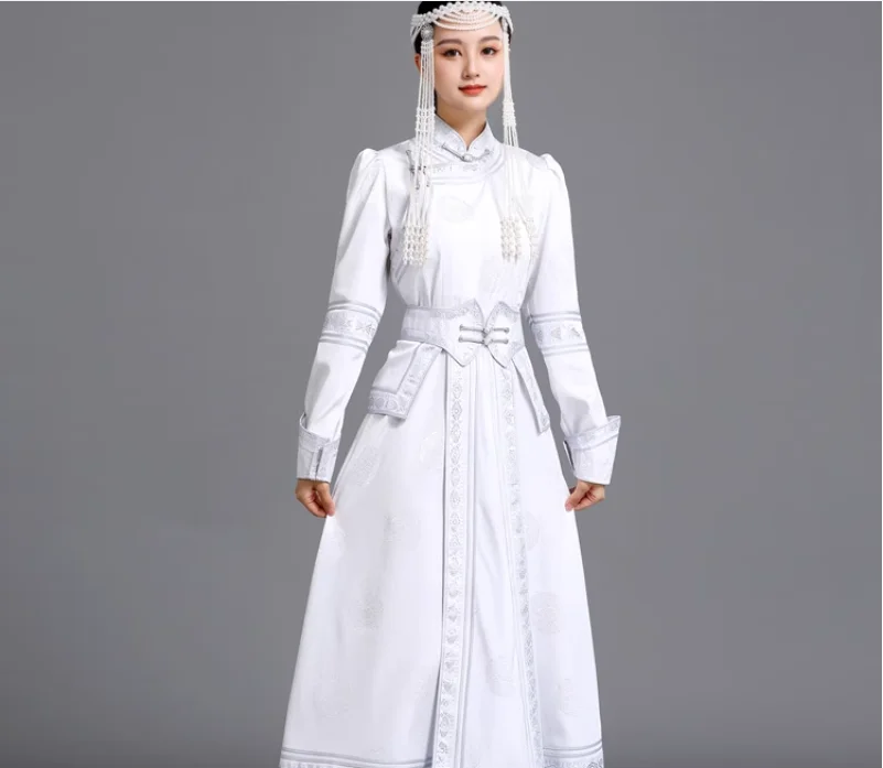 

Mongolian Clothing Women's Large Skirt High-End Mongolian Dress Dance