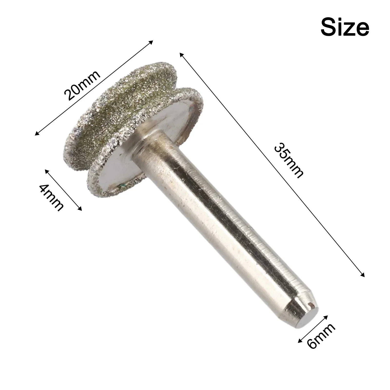 For DIY Projects Diameter 20mm Abrasive Tool Concave Wheel Concave Shape Curved Surfaces Diameter 20mm For Electric Drill