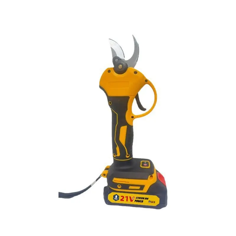 AB66-Rechargeable 21V Brushless Wireless Pruning Scissors, 30Mm No Battery Required Electric Fruit Tree Potted Tool