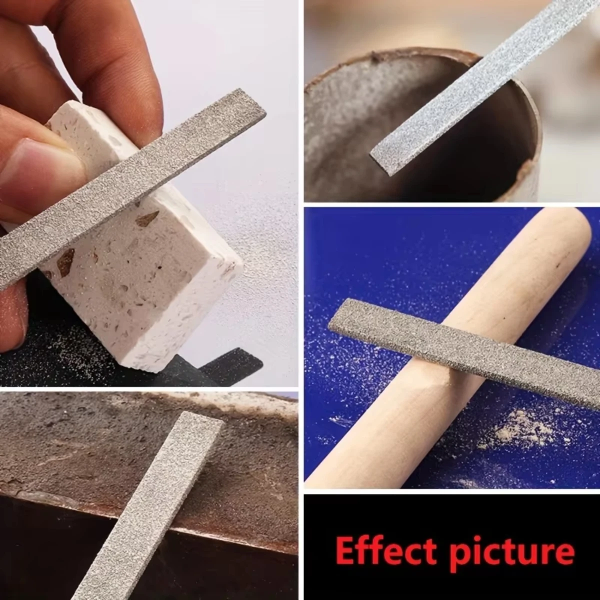 10 قطعة مجموعة مبرد إبرة الماس 3x140 مللي متر مجموعة مبرد إبرة صغيرة للحجر الزجاج المعادن نحت الحرفية أدوات يدوية مجموعة مبرد إبرة #3