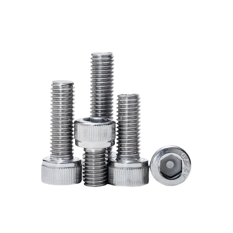 50Pcs Hexagon Screw M2m2.5m3m4m5m6m8m10 Stainless Steel 304 Cup Head Cylinder Head Screw