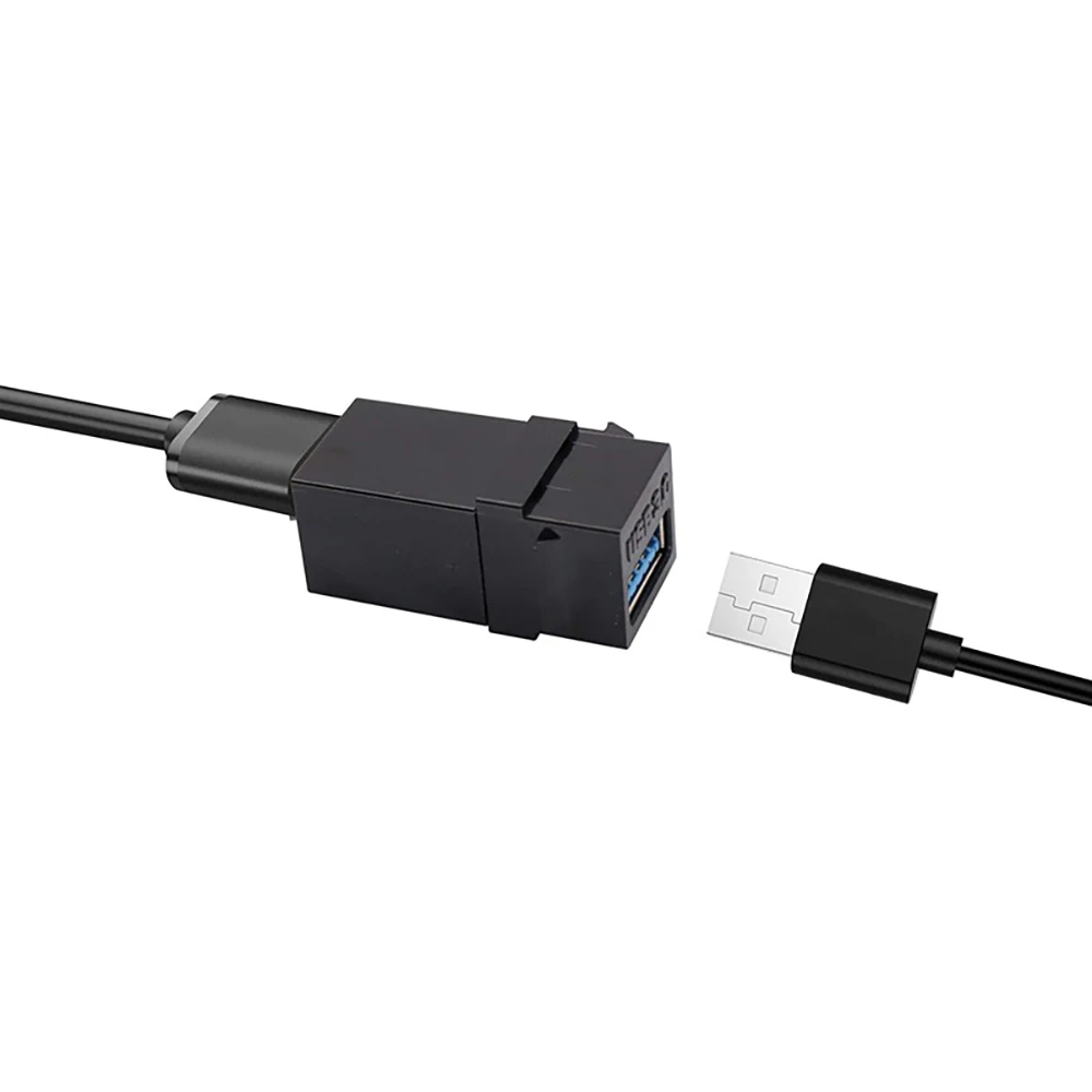 USB 3.0 Converter Cable Splitter Female to Female AF High Speed Module Data Transfer Adapter Power Charging Plug for Laptop PC