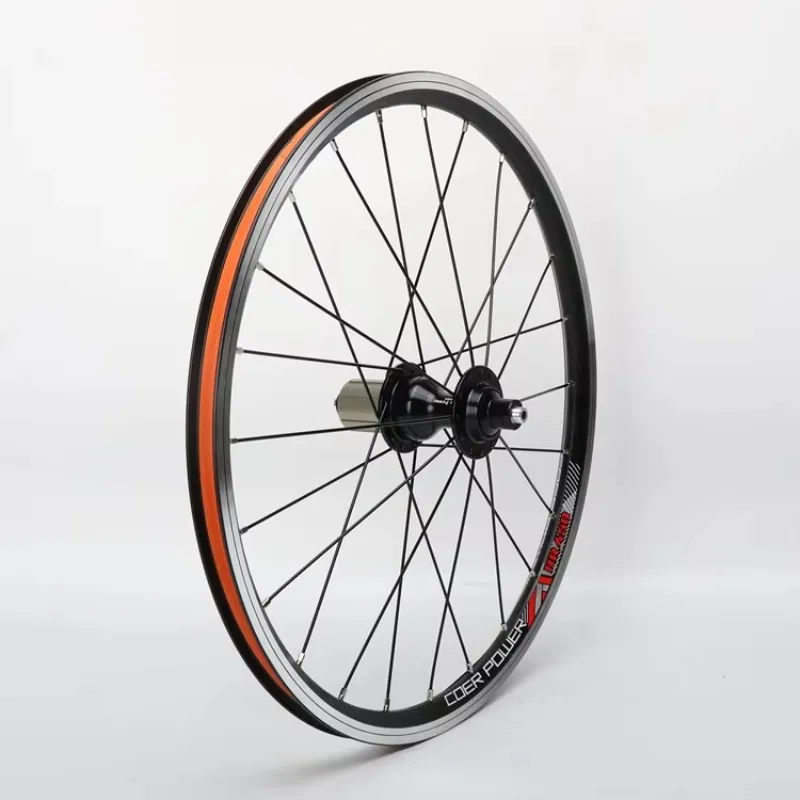 Aluminum Alloy 20inch 22inch Foldable Bicycle Wheelset 451mm 406mm Small Bicycle Rim with Hub