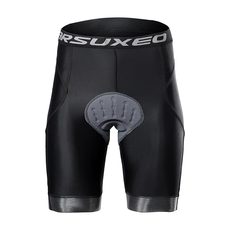 ARSUXEO Men's Cycling Shorts Padded Bicycle Tights Short Tights Pants Bike MTB Moutain Shockproof with Pockets Cycling Clothing