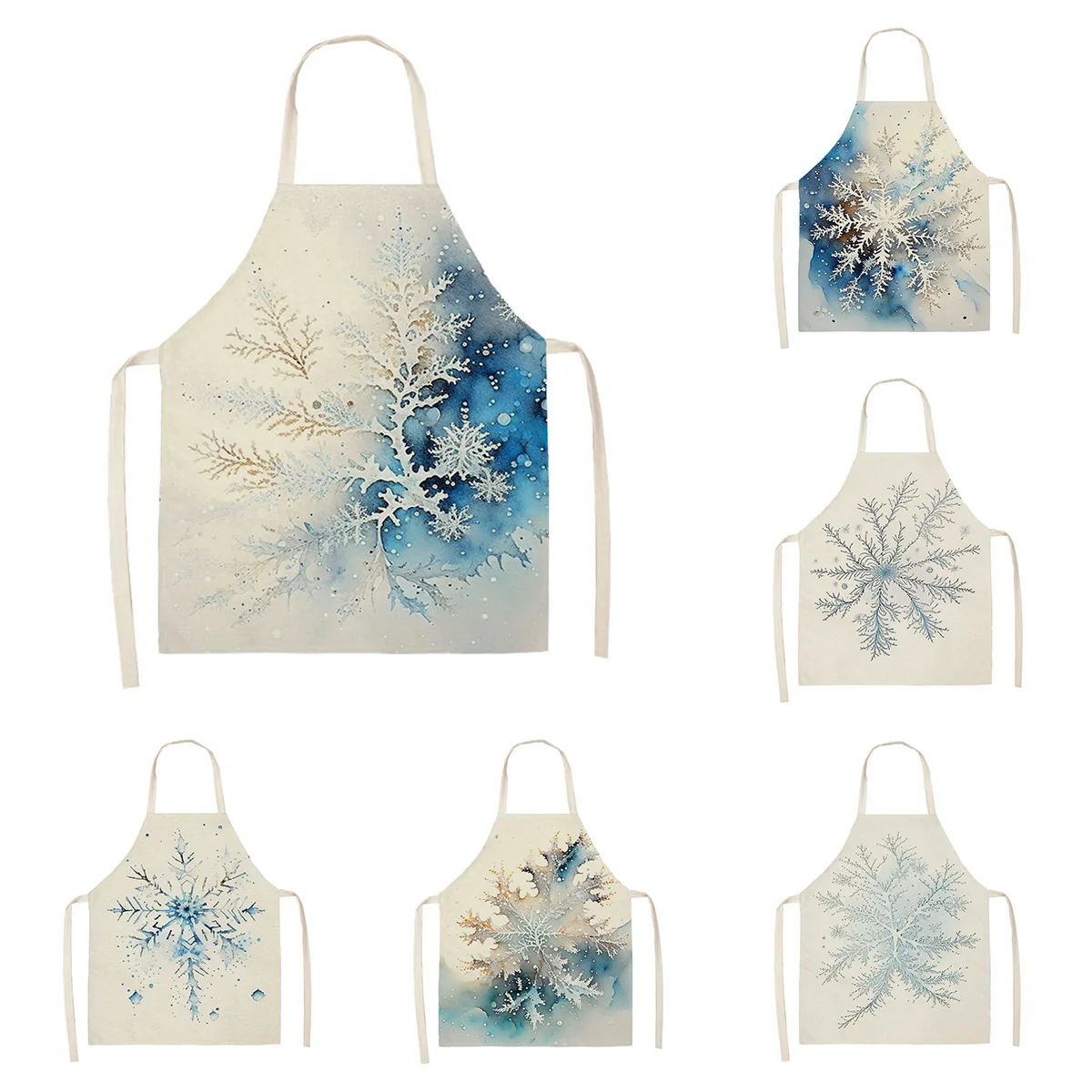 

Кухонный Фартук для женщин, льняной водонепроницаемый, забавный, полурабочий, кофейный, детский, большой размер, на Рождество, зиму