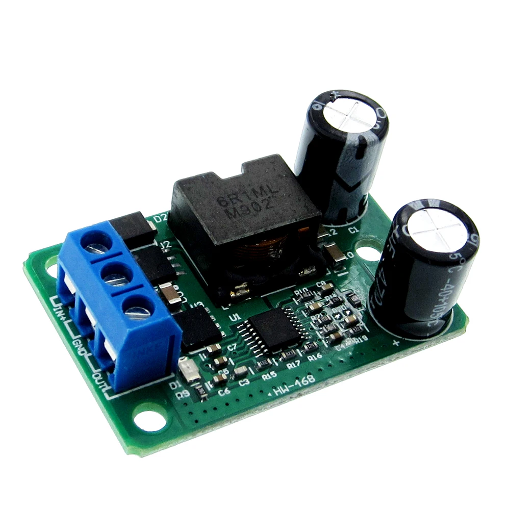 12V 24V DC to DC 5V 5A 25W DC-DC Step Down Buck Converter Synchronous Rectification Power Transformer Supply Module LM2596S