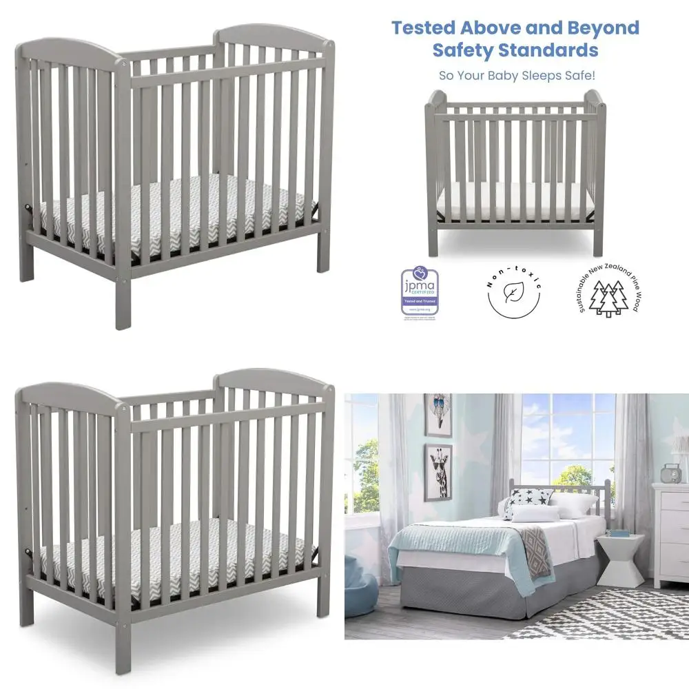 

Мини-трансформер Grey Emery с матрасом 2,75