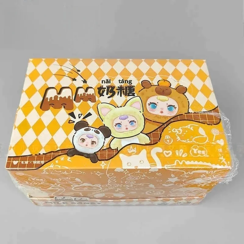 

Genuine Mm Milk Candy Series Blind Box Plush Keychain Cute Doll Pendant Desktop Bag Ornament Surprise Gift Action Figure Toy