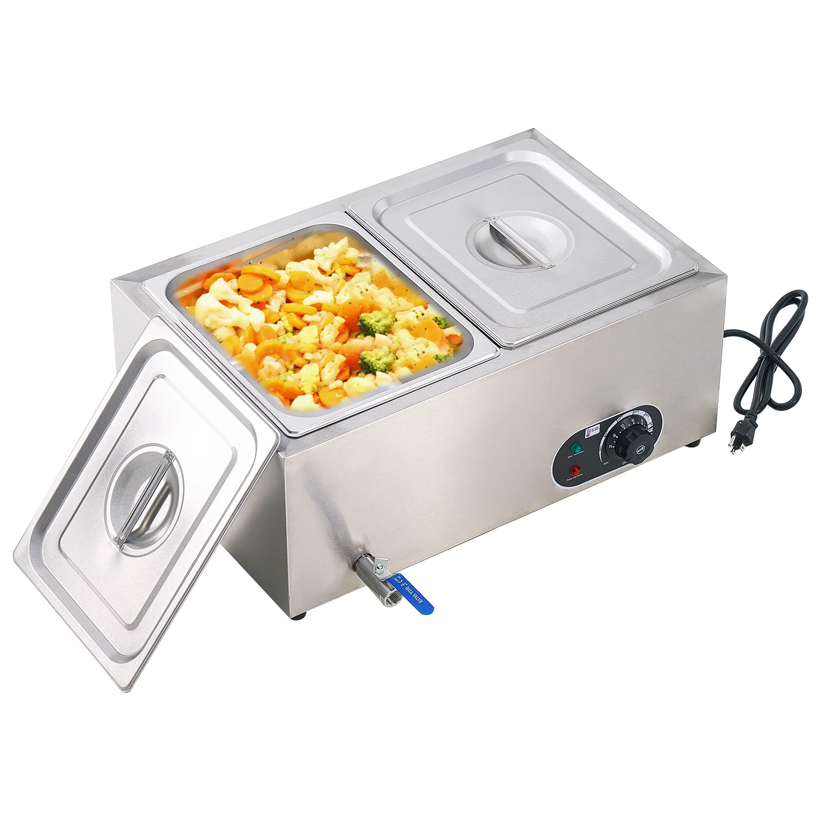 

Коммерческий изолированный шкаф из нержавеющей стали 201, энергосберегающий изолированный контейнер, подходит для предприятий общественного питания с самообслуживанием.