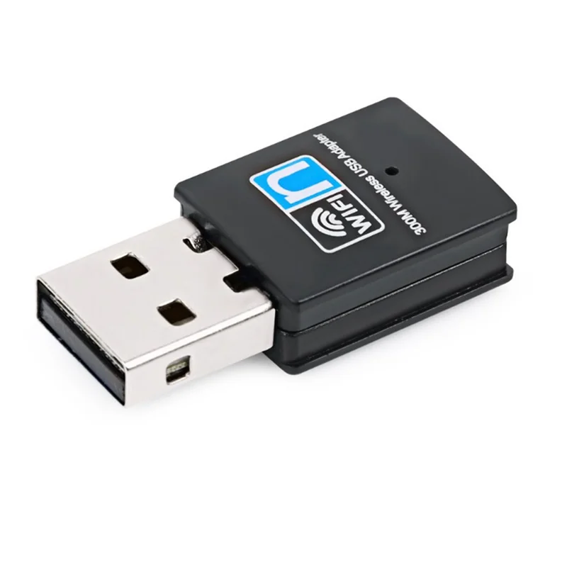 Mini adaptador wi-fi usb sem fio 802.11n 300mbps usb2.0 receptor dongle placa de rede para desktop laptop pc