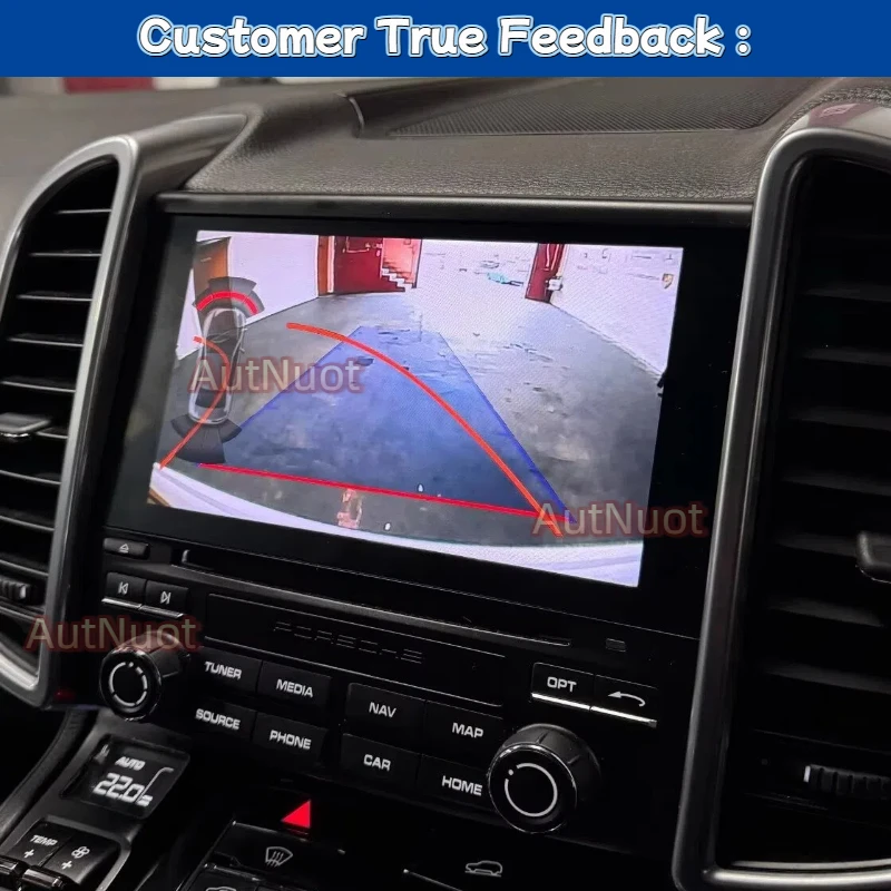 Front Rear View Backup Camera Interface For Porsche Cayenne 92A 2011~2018 Original Screen Plug & Play Reverse Camera Kit Special