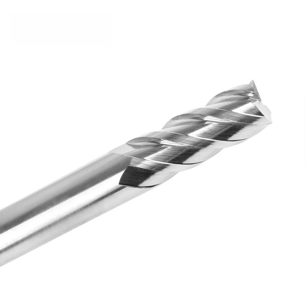 High Hardness Solid Ceramic 4 Edge Nose End Mill - Mirror Finish Cutter, Custom OEM Available (10-Pack)