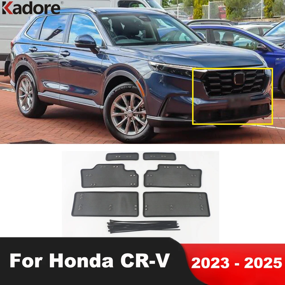 

Car Front Grille Insect Net Screening Mesh Cover For Honda CRV CR-V 2023 2024 2025 Anti Pest Dust Protective Grid Accessories