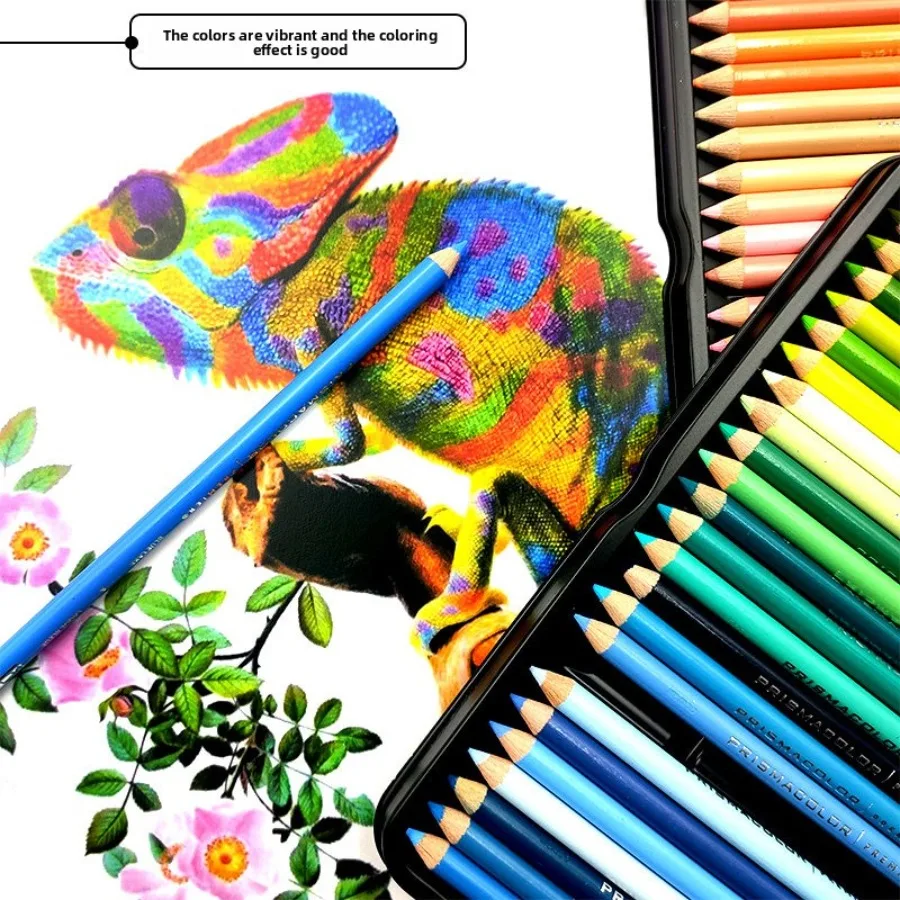 Prismacolor Premier Soft Core Colored Pencils Set, Iron Box Pack, Artist Color Pencils, Adult Drawing & Coloring Art Projects