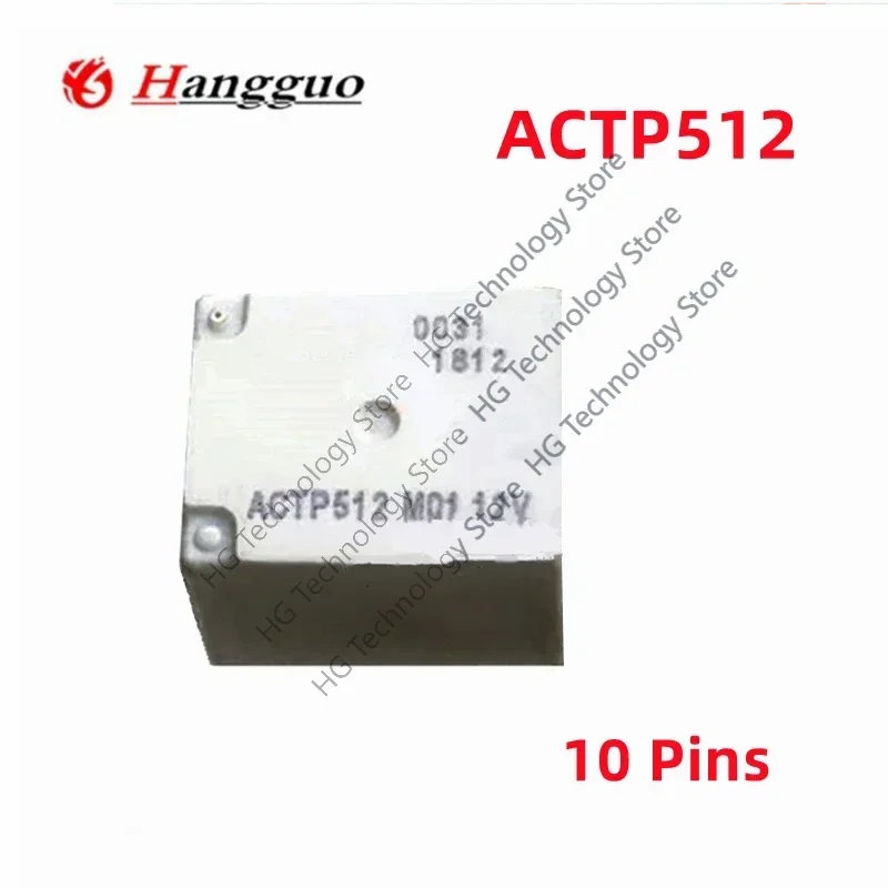 HG/  5PCS  ACT512 ACTP512 Relay 10 Pins For BMW 5 serial F18 Classic Footwell Module (FRM) Window Regulator J518 A6L steer ELS