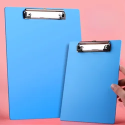 Clássico Espessado Prancheta De Armazenamento De Plástico, Esteira De Papel com Clipe De Metal Fixo, Blue Nurse Supplies, Acessórios De Escritório, Fácil De Escrever, A4