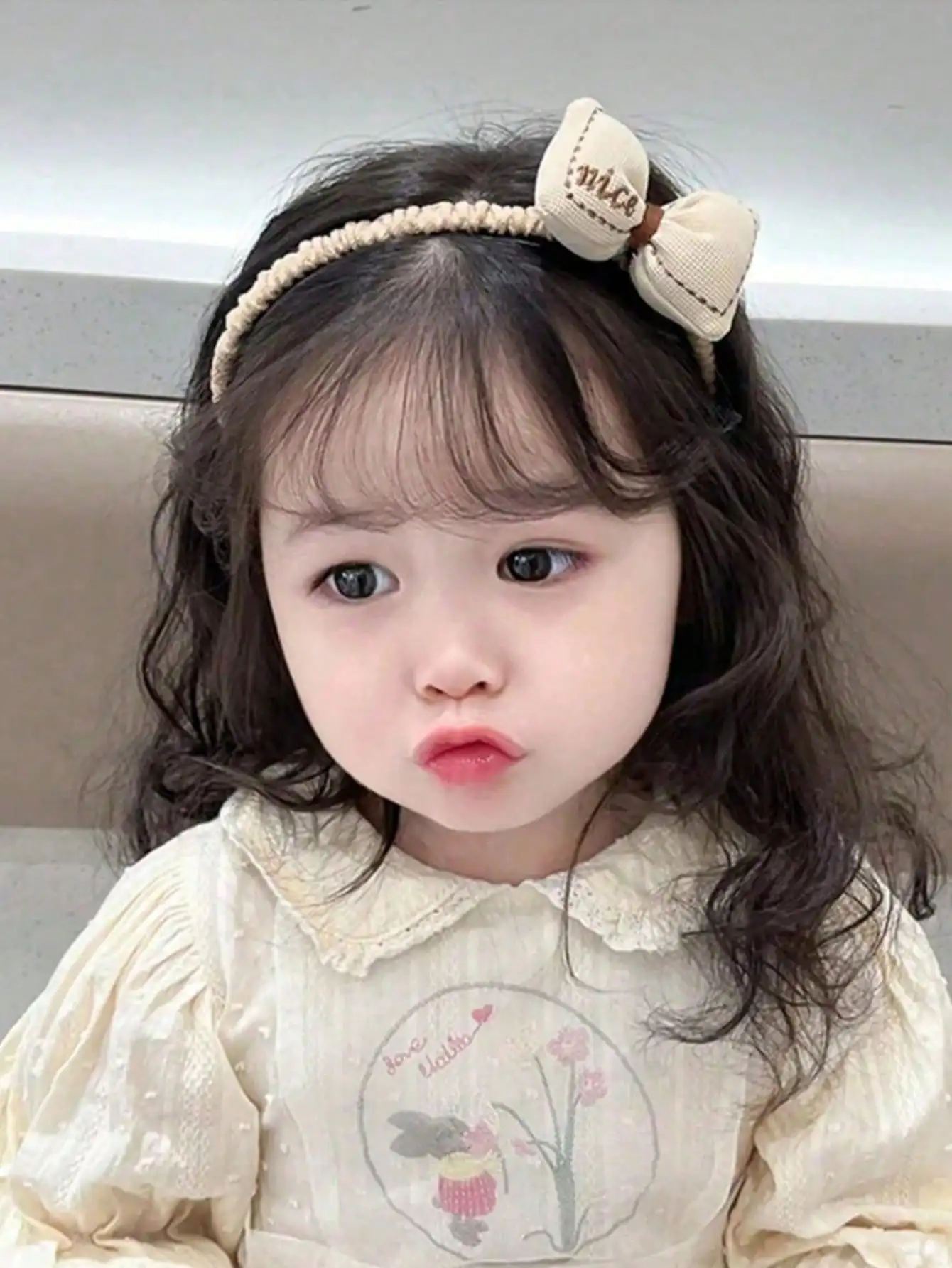 

Детские милые ободки для волос кофейного цвета с мультяшными сердечками, цветами и бантиками, аксессуары для девочек