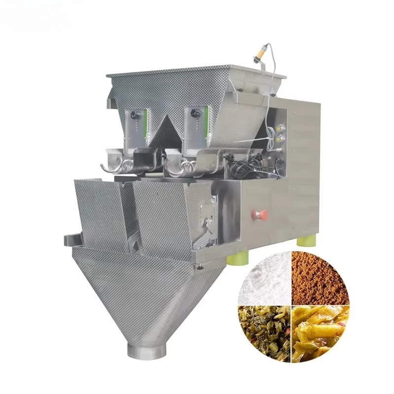 Food Machinery Screw Feeder Linear Filling Machine for Greasy and Sticky Products Kimchi Fermented Vegetable