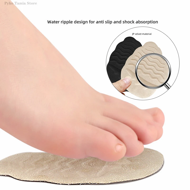 GEL Forefoot Pads Women High Heels Sandals Anti-slip Stickers Foot Care Pain Relief Cushion Protection Shoes Insert Half Insoles