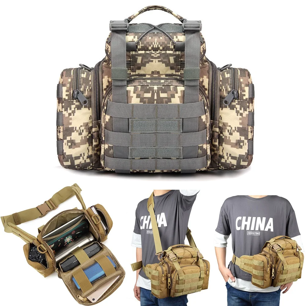 

Outdoor hiking bag, multifunctional tactical magic waist bag, camera bag, fishing bag, crossbody bag, travel hiking camping bag