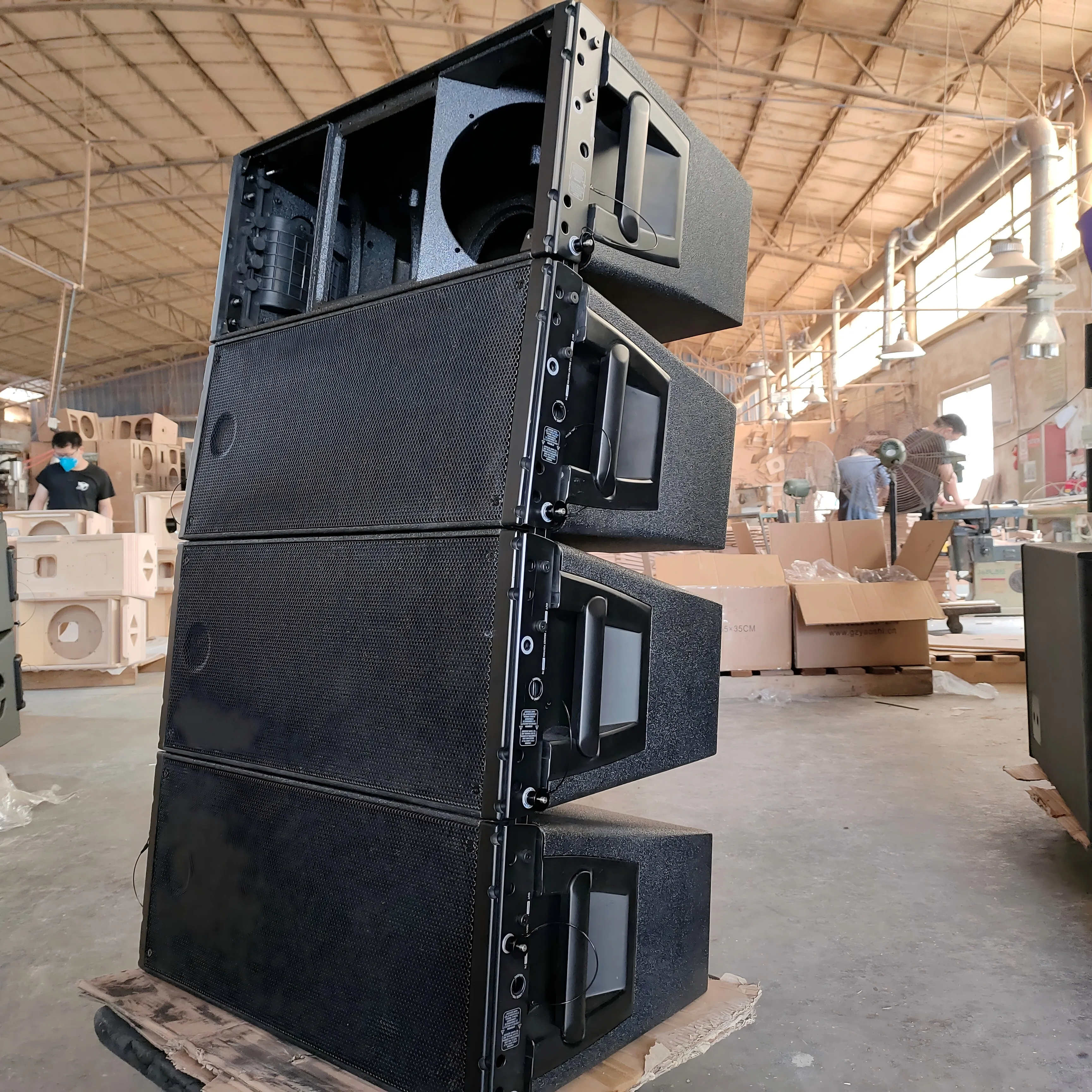 

High Quality HDL210 Active Double 10 Inch 2 Way Speaker Cabinet Audio Stage DJ Professional Line Array Sound System