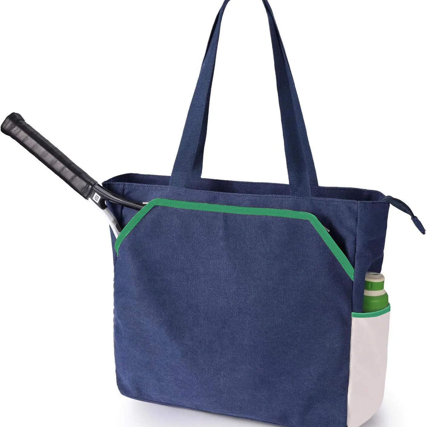 

Portable Tennis Racket Bag, Ping Pong Paddle, Pickleball Paddle, Badminton Single-Shoulder Hand-Held Bag, Canvas Sports Handbag