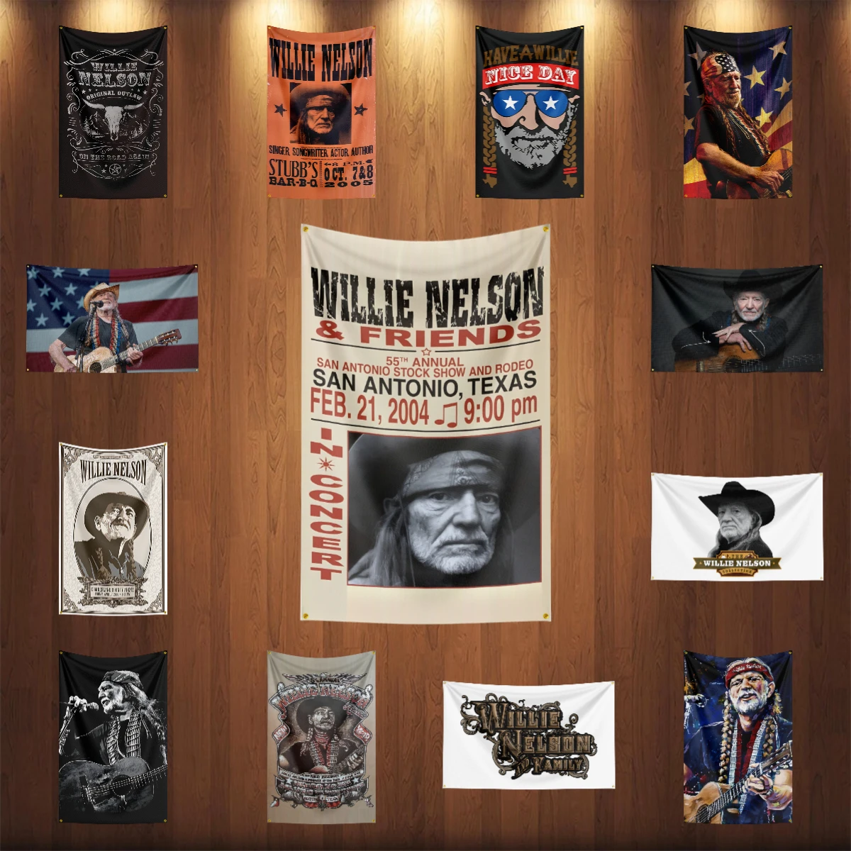 

3x5 Ft Heavy Rock Band W-Willie-Nelsons Flag Polyester Digital Printing Banner for Bedroom Wall Art Out Door Tapestry Decora