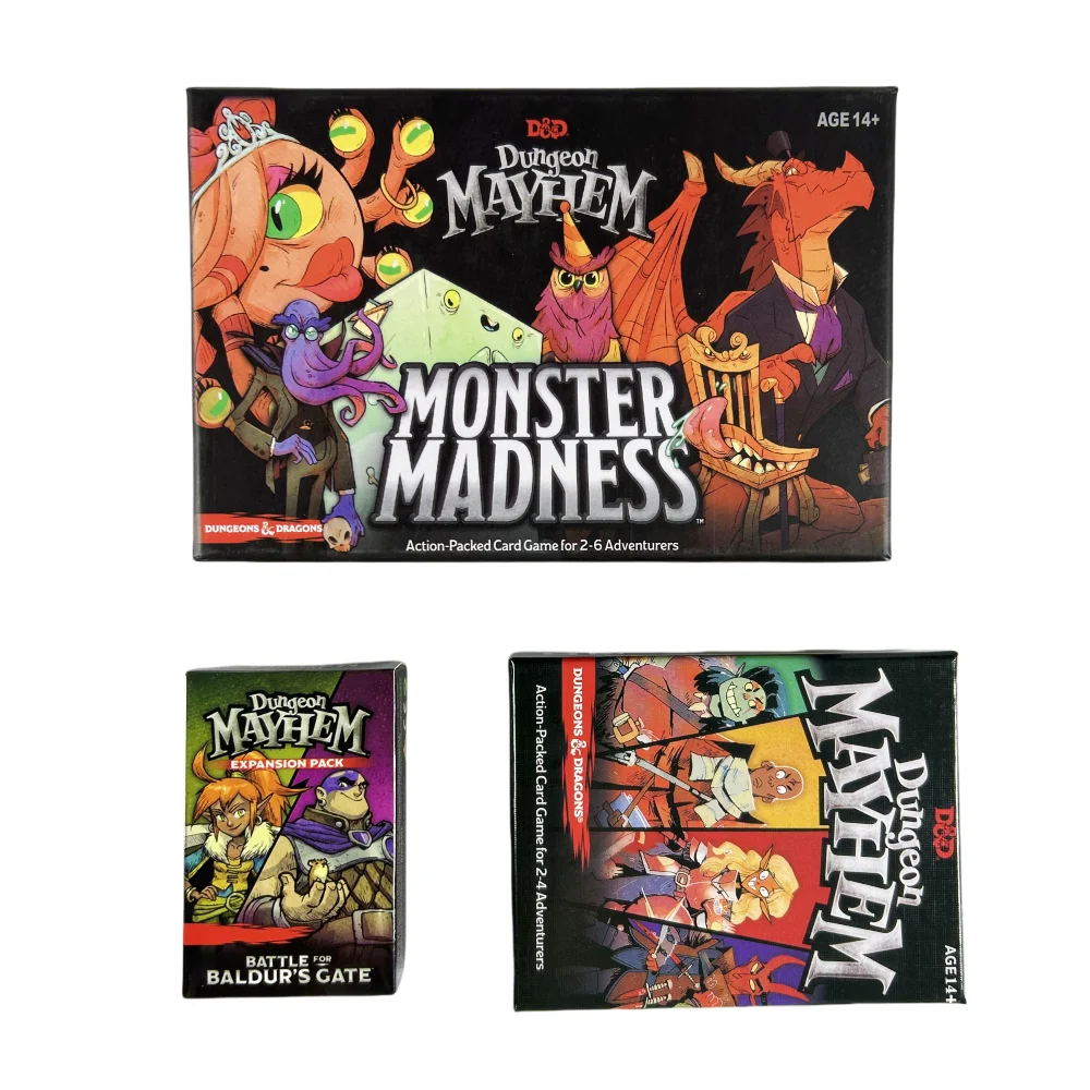 

Настольная карточная игра Dungeon Mayhem для всей семьи, 3 стиля, английская версия, Vision