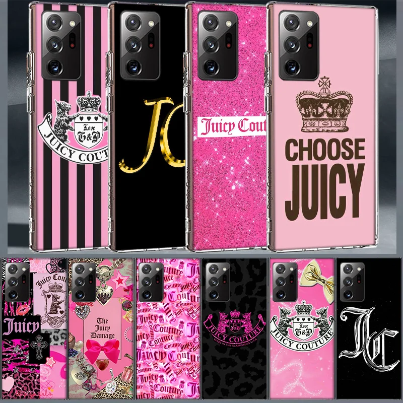 J-Juicy Couture funda de teléfono para Samsung A16 A26 A36 A56 Galaxy A71 A51 A41 A31 A21S A70 A50 A40 A30 A20E Note 20 10 9 8 cubierta Coq