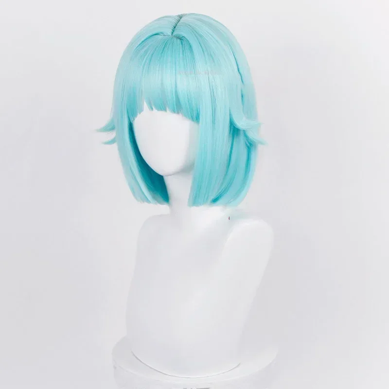 Anime IS Ensemble Stars Shino Hajime Blue Short Hair Cosplay Wig Heat Resistant Synthetic Hair Party Wigs Wig Cap