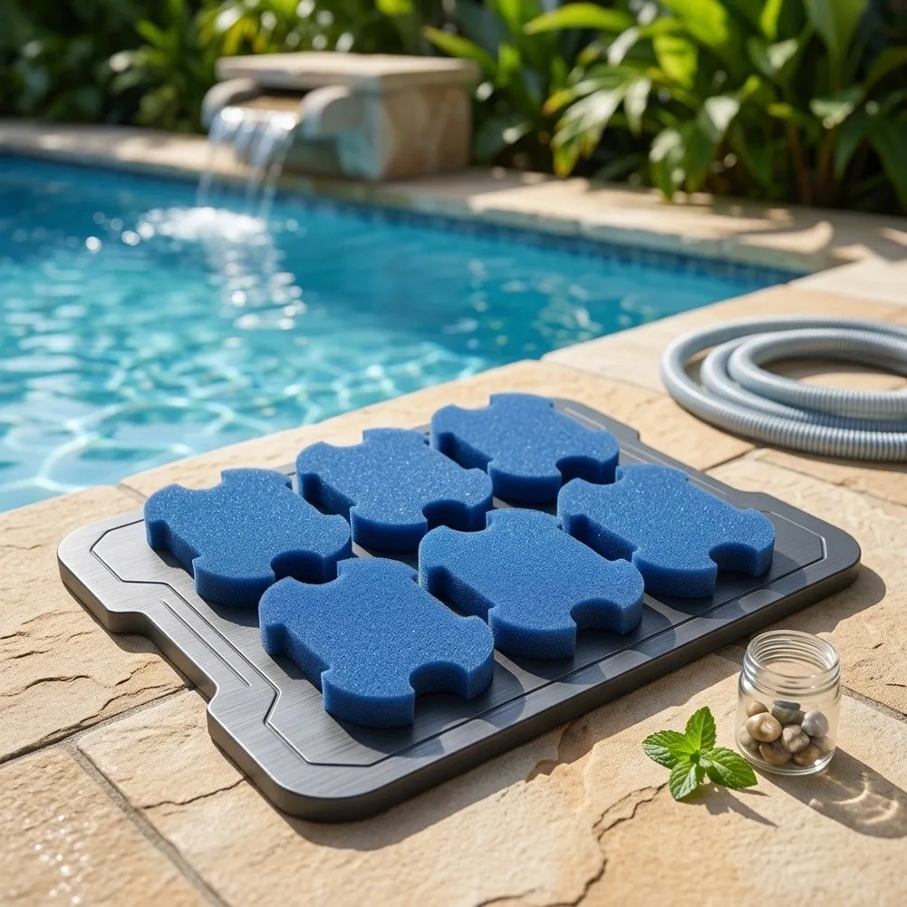 6 Pack Efficient Filter Sponge For Robotic Pool Cleaner A1 - for Easy Maintenance Swimming Pool Filter Sponges Cleaner Pool